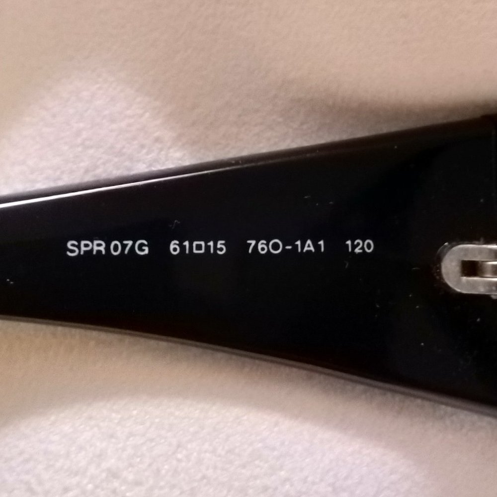 Prada Black Sunglasses: Frames Only - Picture 11 of 16